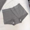 Calzones bóxer pequeños 7A antibacterianos para mujer, de algodón puro, que cubren toda la cadera, shorts para niña, deportivos, sin costuras, que no aprietan, de talle medio, para niña