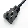 Cable de Alimentación de Tres Clavijas Estándar Americano Enchufe Cable para Host de Gabinete de Computadora de Cobre Puro Cable de Extensión de Alimentación Estándar Americano