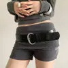 Cinturón Ancho de Alta Gama Estilo Coreano con Patrón de Cocodrilo para Mujer, Accesorio de Cinturón de Diseño Único para Vestidos y Jeans
