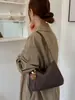 Bolsa transversal de ombro único casual personalizada da moda, textura simples, novo modelo de bolsa, bolsa almofada feminina da moda para o verão de 2026