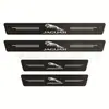 Tira de Estribo de Puerta de Coche Patrón de Fibra de Carbono Antichoque Antiarañazos Adecuado para Jiji/Pu Pedal de Puerta Pegatina Protectora Pegatina de Umbral