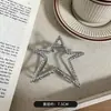 Versão coreana de grampo de cabelo estrela de cinco pontas ~ pequeno clipe de estrela de celebridade cabelo de garota quente poucos acessórios de cabelo vento ins estudante clipe tubarão