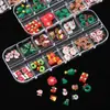 Decorações de Nail Art Transfronteiriças, Strass com Tema de Natal, Rena, Árvore de Natal, Boneco de Neve, Strass de Nail Art do Papai Noel, Lote Completo de Produtos