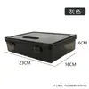 Estuche para lápices de boceto, caja de almacenamiento especial para papelería para estudiantes de arte, caja de plástico multifuncional, doble capa de gran capacidad para materiales de pintura