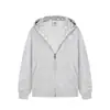 Sudadera con capucha y estampado estilo americano para hombre y mujer 2025 Otoño Nueva Marca de Moda Cremallera para Pareja