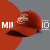 Gorra de béisbol suave retro europea y americana con letras bordadas, estilo coreano, a la moda, combina con todo, para mujer, con cara visible, para hombre y mujer.