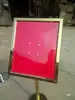 Placa de Exposição Publicitária, Sinalização Externa, Painel de Exibição A4 em Aço Inoxidável, Quadro de Avisos Vertical A3, Placa de Boas-Vindas Dupla Face, Placa de Concierge