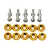 Modificación de coche JDM tornillo arandela barra delantera y trasera tornillo de refuerzo M6 tornillo arandela decoración arandela de una sola capa Universal