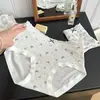 2889 Estilo Monet Huayu Confortável Seda Casa 10A Antibacteriano Estilo Simples Verão Roupa Íntima Feminina