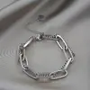 Pulsera Transfronteriza de Acero de Titanio Europea y Americana para Mujer, No se Desvanece, Se Puede Bañar, Moda de Doble Capa, Tendencia Hip-Hop, Lujo Ligero, Venta al por Mayor de Gama Alta