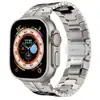 Adecuado para Apple Watch Apple Iwatch9876Se543 Correa de Muñeca para Reloj Acero Inoxidable Iron Man Correa de Reloj