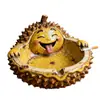 Cenicero de Resina Personalizado Divertido e Interesante con Forma de Fruta Durian, Adornos para Escritorio de Oficina en Casa, Cenicero Creativo, Personalización