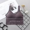 Ropa Interior Deportiva Estudiante Femenina Estilo Coreano Sujetador a Prueba de Golpes Top Tubo Espalda Hermosa Push-up Sin Aro de Acero Envolvente Pecho Camisola Chaleco para Uso Exterior