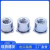 Tornillo de Rosca Completa Galvanizado M4 para Placa de Presión, Pasante, Hexagonal, Cold Heading, Soo-M4-12