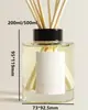 Botella Cilíndrica para Aromaterapia Botella Vacía Alto Valor de Color Botella de Aromaterapia sin Fuego 200ml 500ml Botella de Aromaterapia Fondo Grueso Botella de Vidrio Expansión