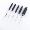 Nuevo Peine Mini de Rodillo Electrochapado Transfronterizo Estilo Salón de Peluquería Hogar Flequillo Esponjoso Pelo Flor de Pera Cepillo para el Pulgar Rizado