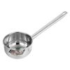 Cucharón de agua multiusos de acero inoxidable, cucharón de agua de mango largo profundo con gancho para uso doméstico público, venta al por mayor