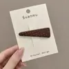 Pinza de Pelo de Lana con Flor Estilo Coreano para Mujer Pinza Lateral para Flequillo Adorno para el Cabello Otoño/Invierno Pinza de Alta Gama Pinza BB para Pelos Sueltos