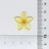 Flores de Cinco Pétalos Graduadas Color Hielo Dibujo Animado Piezas de Accesorios DIY para Zuecos, Kit de Materiales con Pegamento Crema Resina Piezas Pequeñas