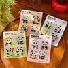Imán Acrílico para Refrigerador Zaomu Serie Nuonuo Tangzi Lindo Tema de Panda de Dibujos Animados Calcomanía Decorativa Magnética para Refrigerador