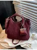 Bolsas de Camurça Transfronteiriças para Mulheres, Grande Capacidade, Nova Versátil Bolsa Transversal Retro Outono e Inverno 2026, Bolsa de Mão para o Trabalho