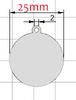 Venta caliente transfronteriza colgante de placa de identificación para perro de acero inoxidable hueco colgante de metal para collar de mascota regalo grabado láser