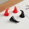 Novos acessórios de cabelo para cosplay de Halloween, cantos pontudos de diabinho, material para joias DIY, tiara, grampos de cabelo com cantos pontudos vermelhos