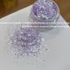 Joias de Lantejoulas Polarizadas para Nail Art Pó Opalino Aurora Ultra Fino Celebridade da Internet Fantasia Brilho Fino Brocado de Nuvem Polarizado Decoração com Pó de Glitter