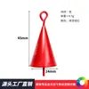 Campana de cuerno retro de cuerda de cáñamo de Amazon, campana de metal navideña, campana de viento, cono de apertura, campana pequeña al por mayor