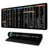 Serie de Teclas de Acceso Rápido en Idioma Extranjero Pad para Teclado Pad para Ratón Pad Numérico para Ratón Pad para Escritorio Pad para Ratón de Oficina Suave