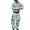 Comercio exterior Europeo y Americano AliExpress estampado de camuflaje estilo pareja moda urbana de moda suéter sudadera holgada y pantalones casuales de pierna ancha