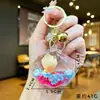 Llavero Creativo Serie Océano Relleno de Aceite Pez Payaso Estrella de Mar Pez Pequeño Colgante de Bolso Decoración de Llavero