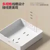 Zhigao Enchufe de Montaje Superficial Caja Abierta de Pared 10A Cinco Agujeros Multiorificio Panel de Interruptores Doméstico Ultradelgado Venta al por Mayor