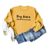 Sudadera Casual de Manga Larga con Cuello Redondo y Estampado de Letras 'Boy Mama from Son up' para Exportación de Comercio Exterior