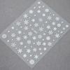 Internet Red Explosions Snowflake Nail Art Adesivos Laser Prata Branco Dourado Floco de Neve Natal Decalques Unhas Decorações Once