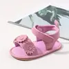 Sandálias Respiráveis de Primavera e Verão, Sapatos de Bebê com Flores, Sapatos de Bebê com Solado de Borracha, Sapatos Antiderrapantes para Crianças Pequenas Dentro de Casa