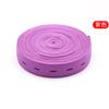 Banda elástica ajustable con ojal para pantalones de embarazadas y bebés, banda elástica de color para la cintura, banda de goma plana, accesorios anchos