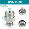 Adaptador hidráulico acero 45# Yonghua cono de 24 grados férula sello ED fitting para manguera 1CB 1CM 1DB 1DM