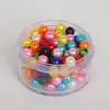 Materiales DIY de Perlas Perlas Decorativas Blanco Roto de Agujero Recto Cuentas en Hilo Accesorios para Joyería Perla de Imitación ABS Hecha a Mano Perlas Sueltas