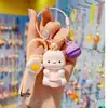 Nuevo Dibujo Animado Lindo Mascota de Arroz Animal Pequeño Llavero Lindo de Moda Muñeca de Resina Llavero de Niña Colgante para Bolso