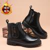 Botas Martin para Hombre Suela Gruesa Otoño Nuevo Caña Media Piel Suave Botines Moda Tendencia Motocicleta Interior Elevado Chelsea Boots