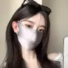 Nueva Máscara de Protección Solar Facial Completa para Mujer, Verano Seda Artificial Hueso Suave Soporte 3D Anti-UV Máscara Facekini