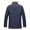 Chaqueta de Algodón Cálida Casual para Hombre Cross-Border 2026 con Cuello Alto, Engrosada, Moderna Chaqueta de Algodón para Personas de Mediana Edad y Mayores, Ropa Exterior Casual