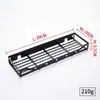 Estante de hierro colgante para puertas de gabinetes, estante de almacenamiento de especias para puertas de gabinetes de cocina con ganchos, estante de condimentos montado en la pared, personalizable