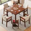 Mesa cuadrada pequeña de madera maciza mesa de los ocho inmortales mesa cuadrada de comedor para el hogar mesa especial Guandan mesa para juegos de mesa mesa cuadrada mesa de té