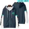 Nueva Serie Hatsune Miku Impresa en 3D Cardigan con Cremallera Sudadera con Capucha Chaqueta cosplay Periféricos de Animación