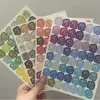 Caixa Grande + 54 Frasquinhos 30ml Frascos Quadrados Pequenos para Remédios, Caixa Organizadora para Miçangas, Frascos de Armazenamento, Potes Pequenos para Grãos, Transparente