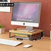 Suporte elevatório para computador de mesa, suporte elevatório para monitor de laptop, organizador de mesa para dormitório, suporte de base para tela de escritório