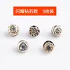 Botão Anti-Exposição de Gola, Botão Escondido, Broche Invisível Sem Costura, Alfinete Feminino para Fixar Roupas, Corsage, Alfinete de Botão para Peito