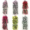 Enredadera de Flores Artificiales Beile para Colgar en la Pared, Orquídea Colgante, Flor para Maceta Colgante, Flor para Colgar en la Pared para Decoración de Sala de Estar y Balcón